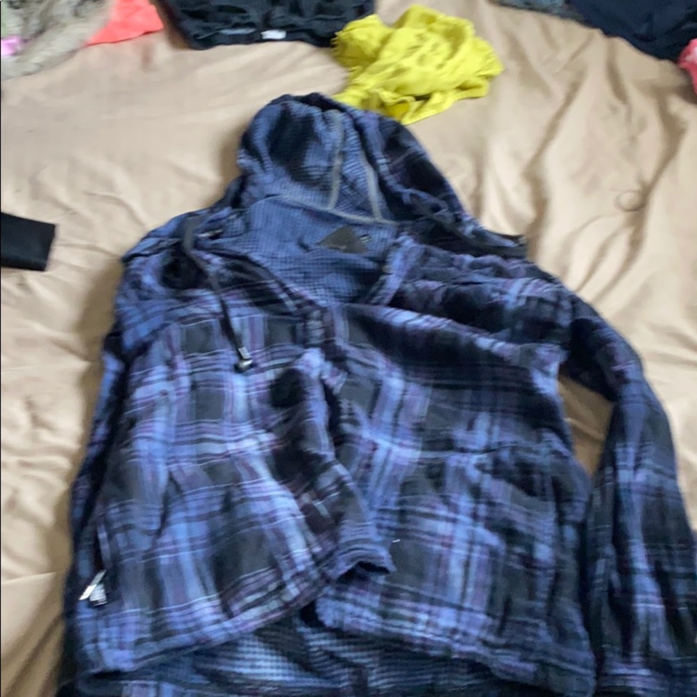 A sweater that has headphones